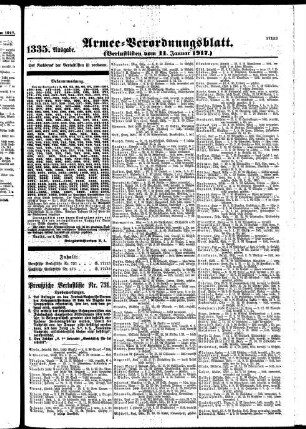1335.Ausgabe. Donnerstag, 11. Januar 1917