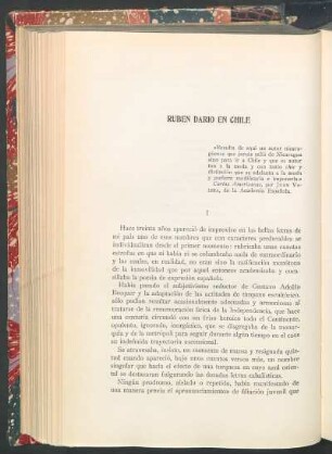 Rubén Darío en Chile