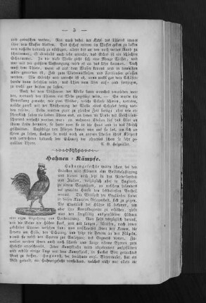 Hahnen=Kämpfe.