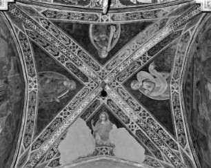 Sinopien zum Freskenzyklus der Assunta-Kapelle — Vier Tugenden