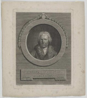 Bildnis des Bernhard Christoph Breitkopf