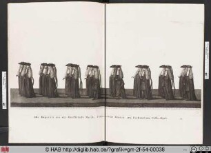 [Trauerzug: "Die Deputirte aus der Graffschaft Marck, Fürstenthum Minden und Fürstenthum Halberstadt"]