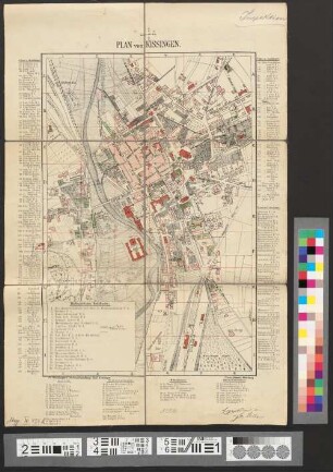 Plan von Kissingen
