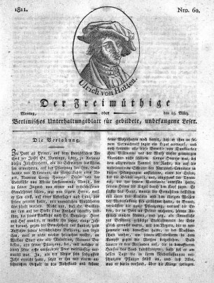 Nro. 60, Montag, den 25. März 1811