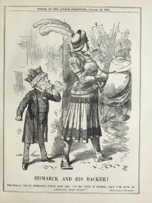 Bismarck and his backer!