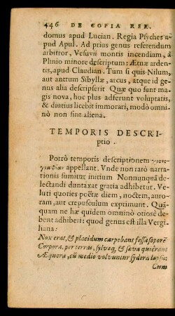 Temporis Descriptio.