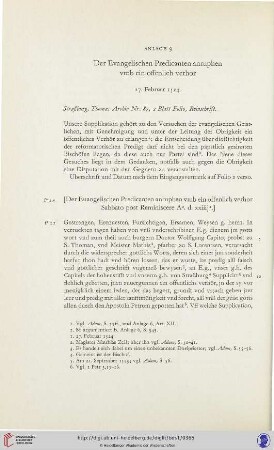 Anlage 9 - Der Evangelischen Predicanten anruphen vmb ein offentlich verhor