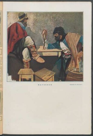 "Matreros" - Acuarela de Zavattaro