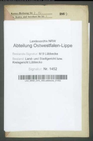 Erblasser: Thane, Johann Friedrich; Erblasser: Thane, Marie Dorothee Luise, geb. Meyer: