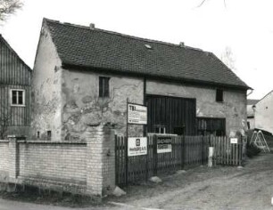 Neukirch (Lausitz)-Bruno-Stiebitz-Straße 19. Dreiseithof (vor 1800). Stallscheune
