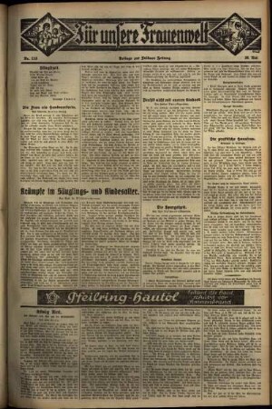 Zweite Ausgabe vom Freitag, den 20. Mai 1932.