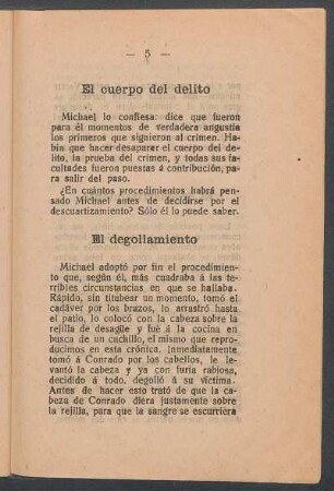 El cuerpo del delito