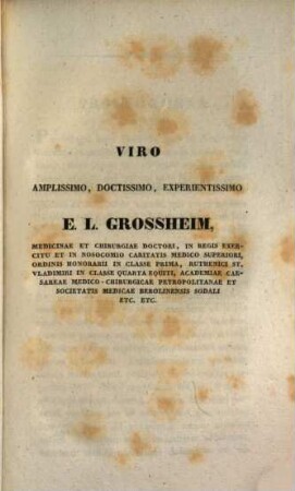 Diss. inaug. med. sistens hydrophobiae contagiosae casum singularem