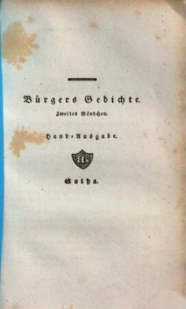 Hand-Bibliothek der Deutschen Classiker, 2