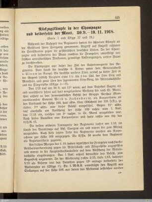 Rückzugskämpfe in der Champagne und beiderseits der Maas