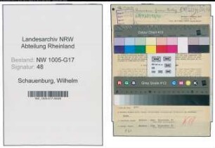 Entnazifizierung Wilhelm Schauenburg , geb. 13.01.1890 (Angestellter)