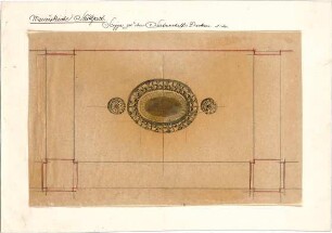 Dolmetsch, Heinrich; Stuttgart; Markuskirche - Seitenschiff - Decke (Ansicht)