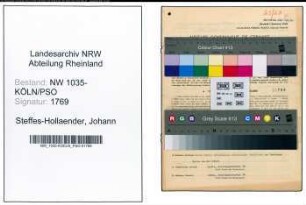 Entnazifizierung Johann Steffes-Hollaender , geb. 08.06.1896 (Hausmeister)