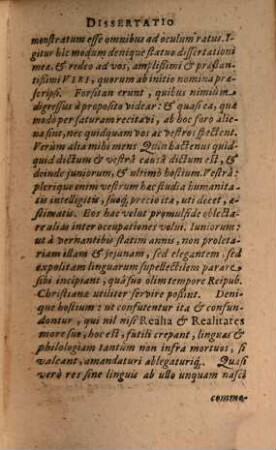 Christiani Becmani Bornensis De Originibus Latinae Linguae : Quibus paßim alia multa, Philologiae propria, pro meliori vocum ac rerum cognitione, inserta