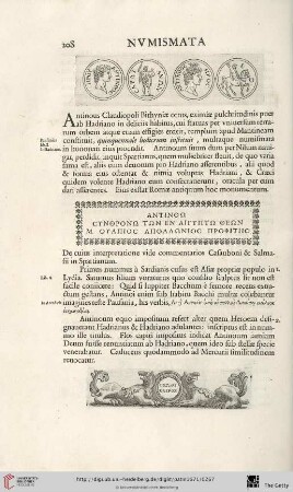 Numismata Antinoi