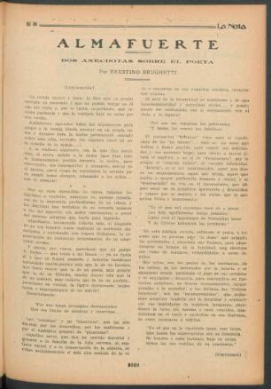Almafuerte : Dos anécdotas sobre el poeta