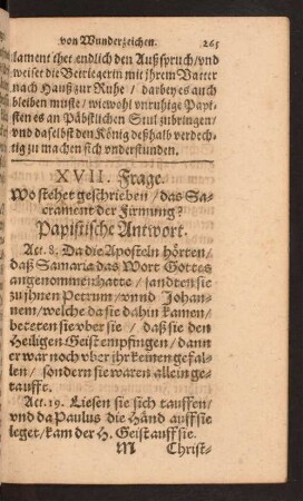 XVII. Frage.