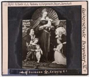 Hans Holbein d. J.: Madonna des Bürgermeisters Meyer, Darmstadt (Reihe AK XI, 46)