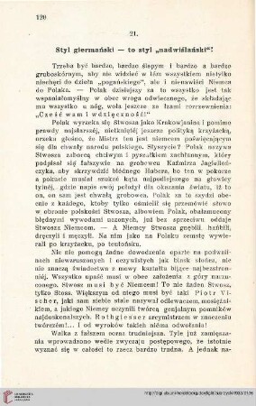 21. Styl giermański - to styl "nadwiślański"!