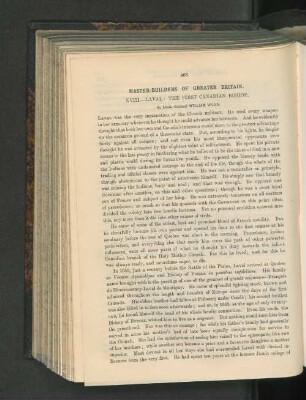 Master-Builders of Greater Britian. XVIII.-Laval: The First Canadian Bishop.