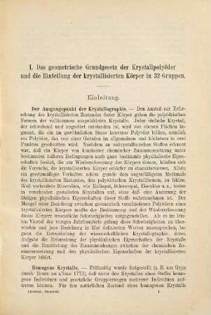 Grundriss der physikalischen Krystallographie