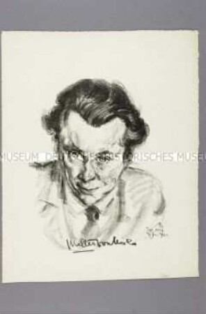 Bildnis des Schriftstellers Walter von Molo
