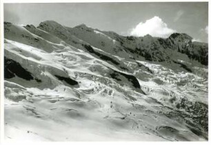Alpen, Tirol, Zillertaler Alpen, Dreiherrnspitze und Firnmulde des Krimmler Kees