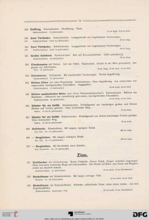 Zinn (Nr. 271-282)
