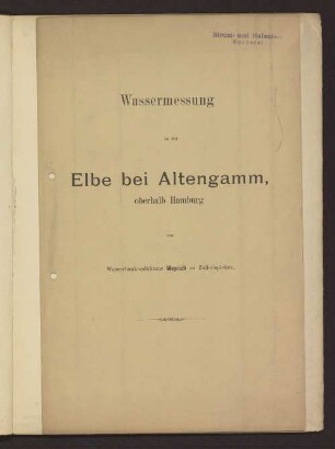 Das Frühjahrs-Hochwasser der Elbe im Jahre 1888