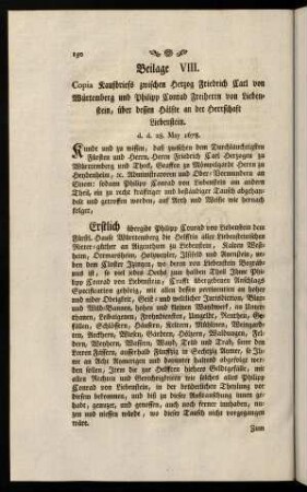 150-160, Beilage VIII