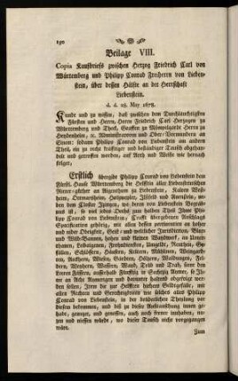 150-160, Beilage VIII