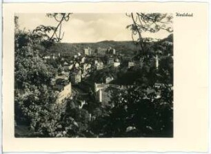 Karlsbad. Blick auf Karlsbad mit Hotel Imperial