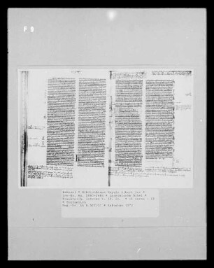 Lateinische Bibel — Textseiten, Folio 11 verso - 12