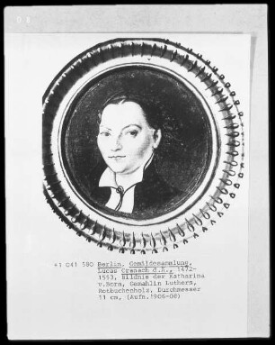 Katharina von Bora (1499-1552), Gemahlin Martin Luthers