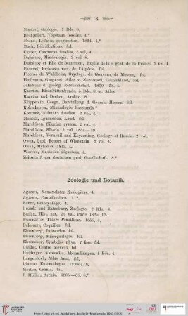 Zoologie und Botanik