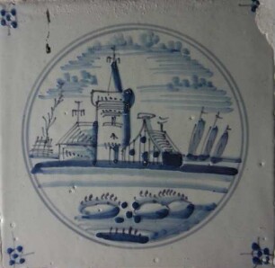 Fliese, Harlingen, 1800-1840