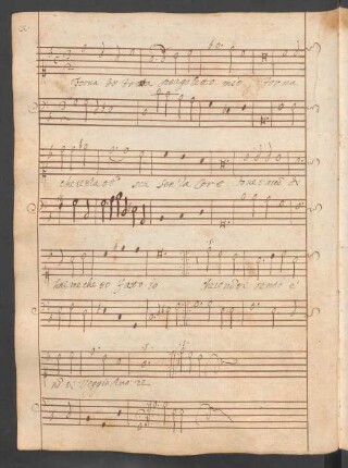 Torna deh torna pargoletto mio; S, bc; g-Moll