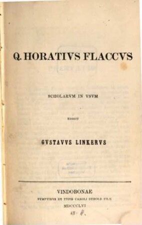 Q. Horatius Flaccus