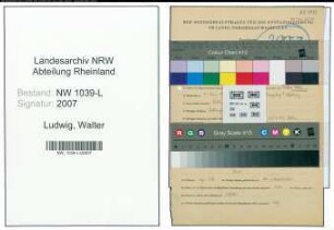 Entnazifizierung Walter Ludwig , geb. 17.06.1900 (Angestellter)