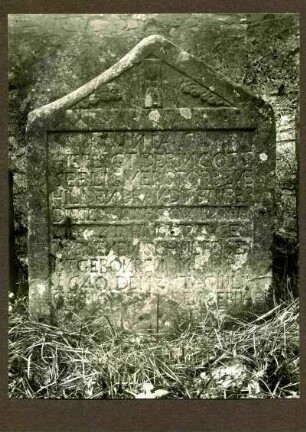 bei Frankenthal, Kirche. Grabstein 1706