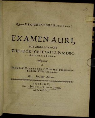Examen Auri
