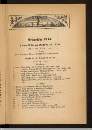 Kriegsjahr 1914
