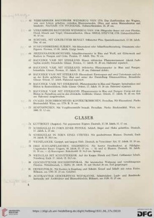 Gläser (Nr. 74-93)