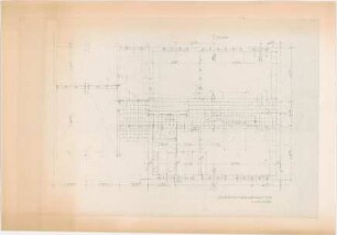 Döllgast, Hans; Erlangen (Bayern); Wohnhaus W. Döllgast - Grundriss