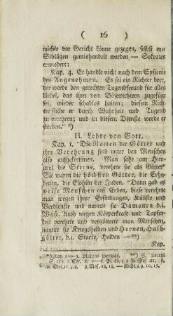 II. Lehre von Gott
